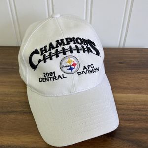 Vintage Reebok‎ NFL Pittsburgh Steelers 2001 Champions Hat One Size Fits All